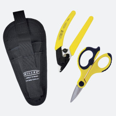 Miller - MA01-7002 - Electrician Kit with 3-Hole Fiber Optic Stripper & Kevlar Scissors